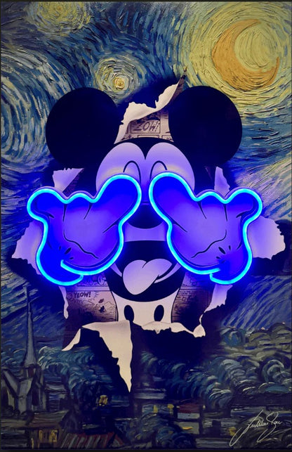 Cuadros en Resina Con Luz Neón